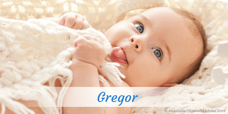 Baby mit Namen Gregor