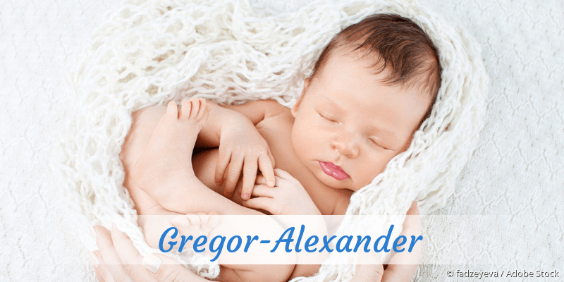 Baby mit Namen Gregor-Alexander