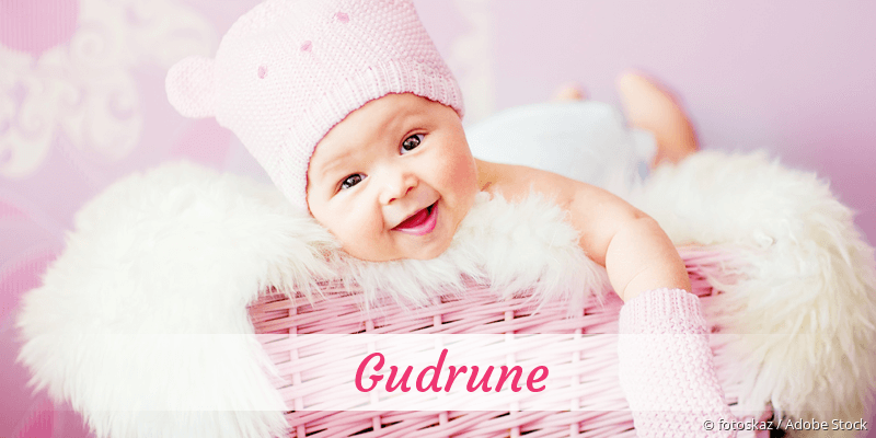 Baby mit Namen Gudrune