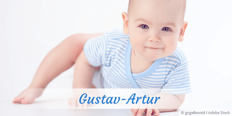 Baby mit Namen Gustav-Artur