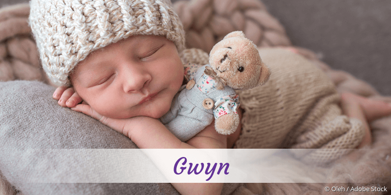 Baby mit Namen Gwyn