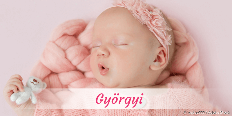 Baby mit Namen Gyrgyi