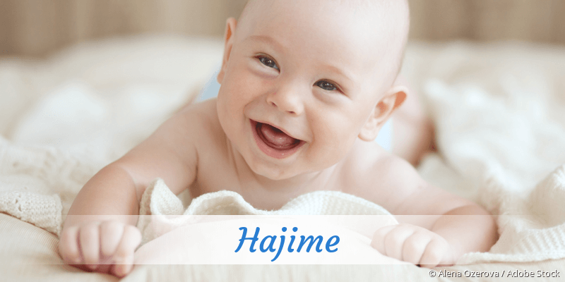 Baby mit Namen Hajime