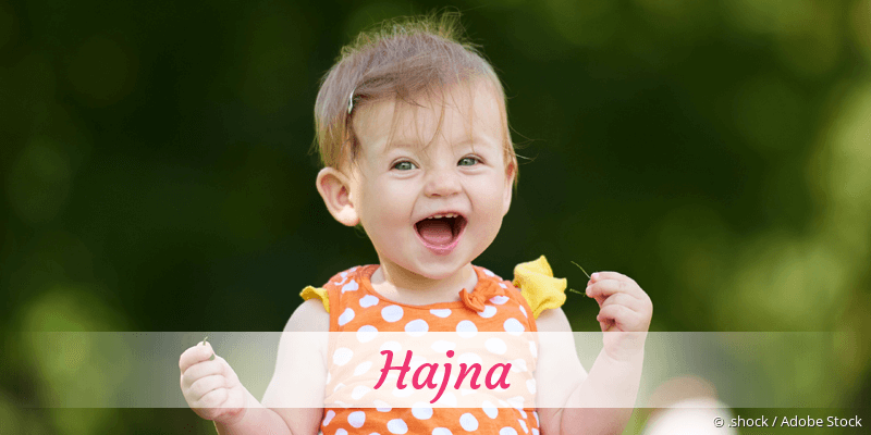 Baby mit Namen Hajna