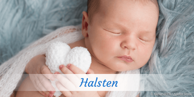 Baby mit Namen Halsten