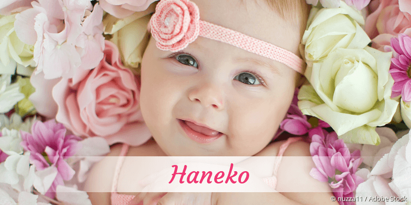 Baby mit Namen Haneko