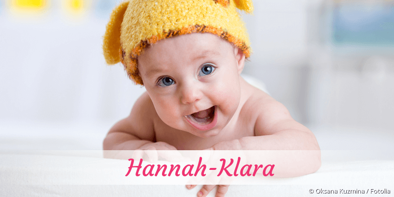 Baby mit Namen Hannah-Klara