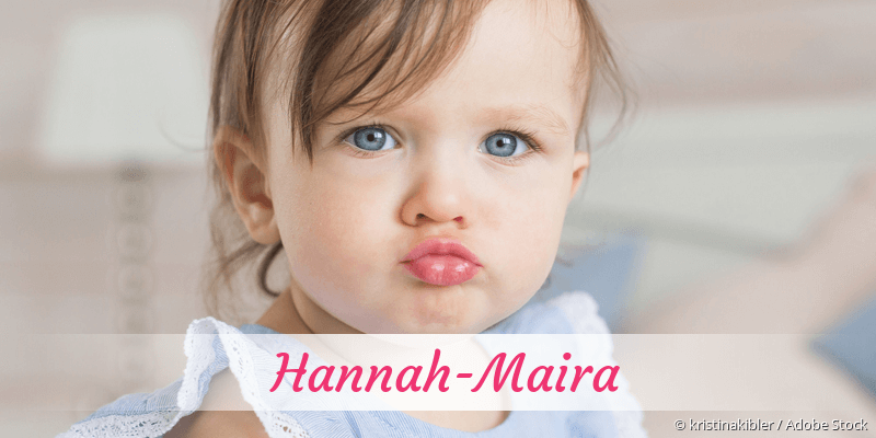 Baby mit Namen Hannah-Maira