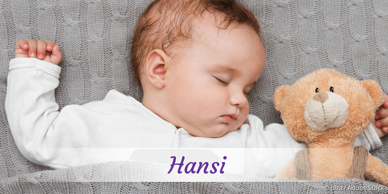 Baby mit Namen Hansi