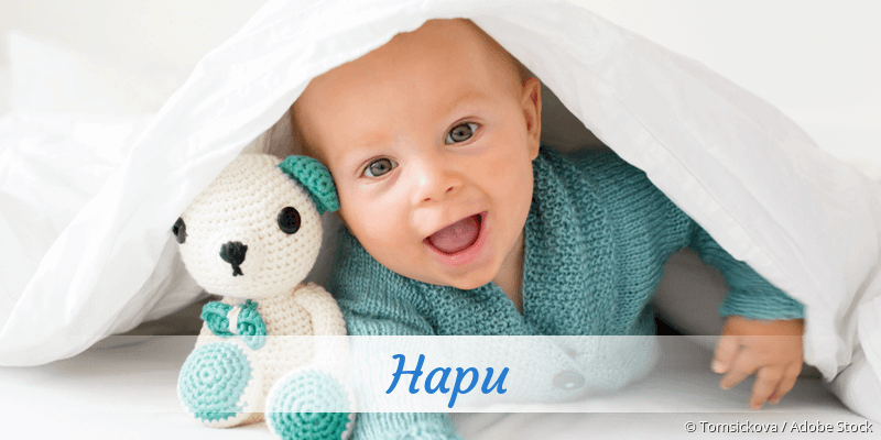 Baby mit Namen Hapu