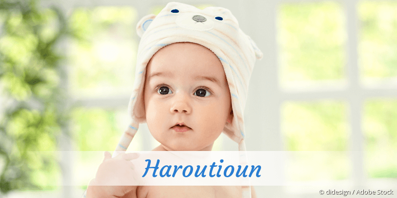 Baby mit Namen Haroutioun