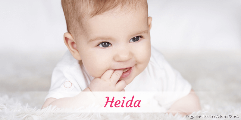 Baby mit Namen Heida