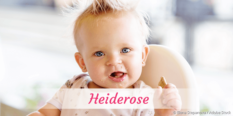 Baby mit Namen Heiderose