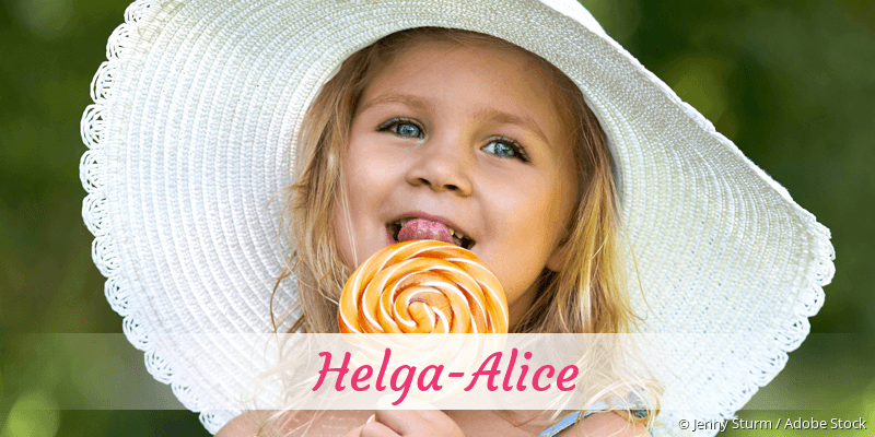 Baby mit Namen Helga-Alice