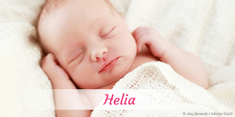 Baby mit Namen Helia