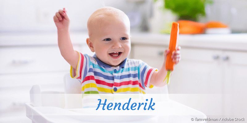 Baby mit Namen Henderik
