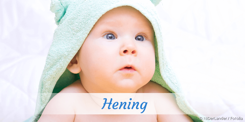 Baby mit Namen Hening