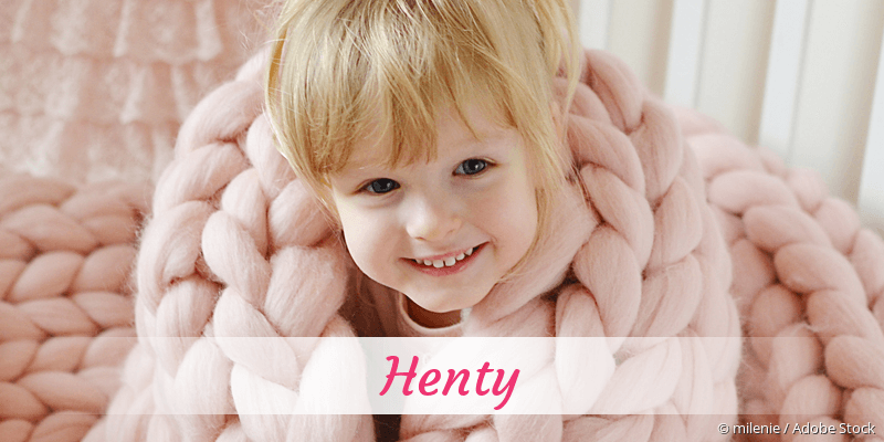 Baby mit Namen Henty
