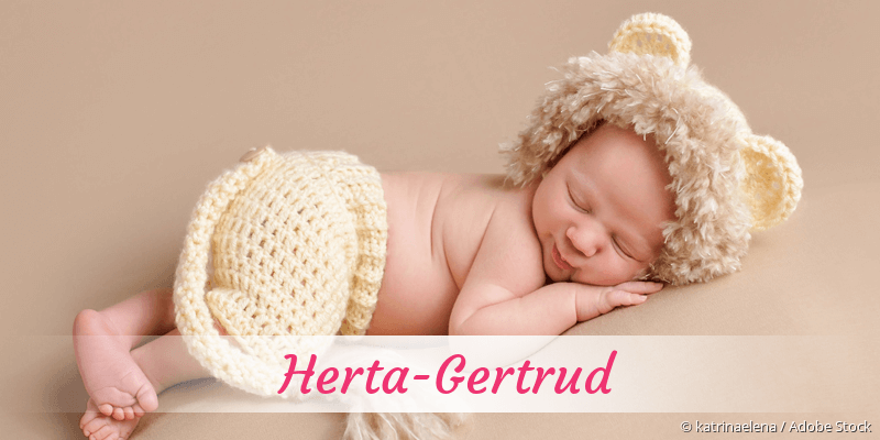 Baby mit Namen Herta-Gertrud