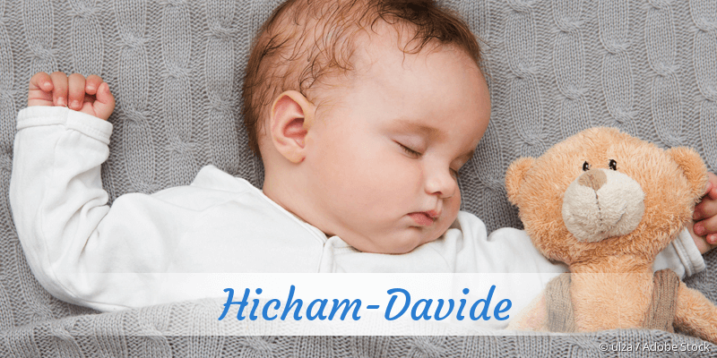 Baby mit Namen Hicham-Davide