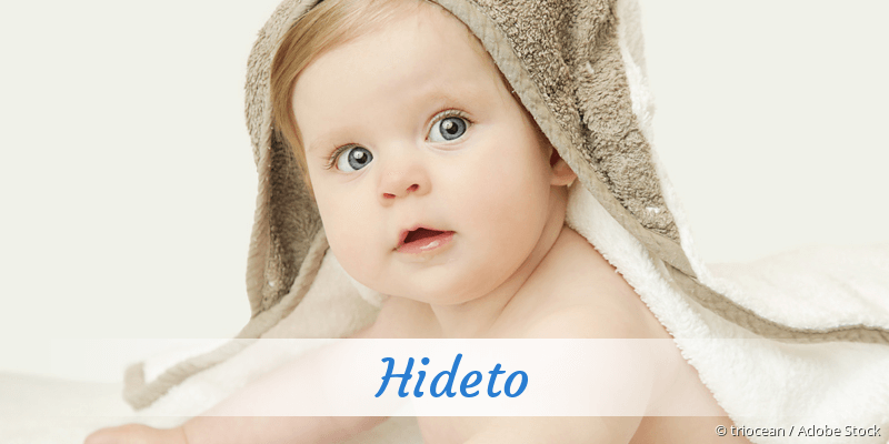 Baby mit Namen Hideto