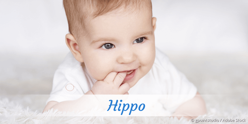Baby mit Namen Hippo