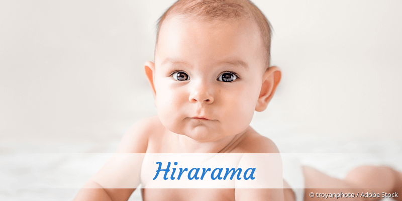 Baby mit Namen Hirarama