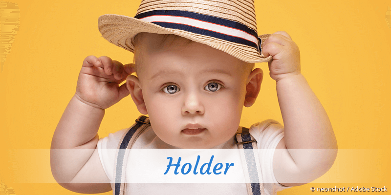 Baby mit Namen Holder