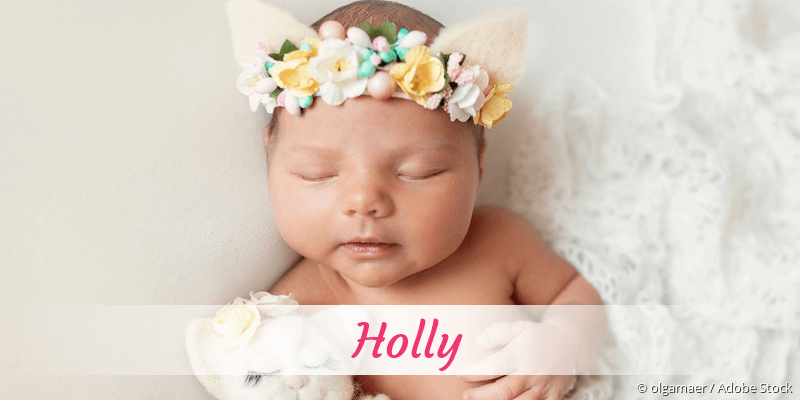 Baby mit Namen Holly