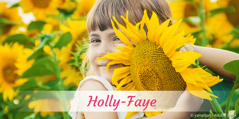 Baby mit Namen Holly-Faye