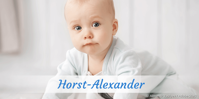 Baby mit Namen Horst-Alexander