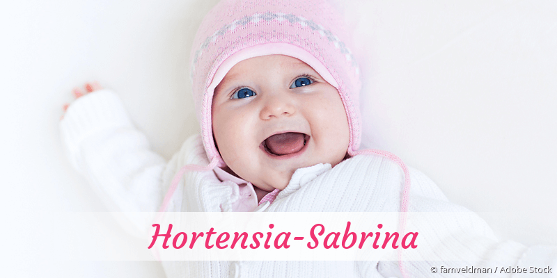 Baby mit Namen Hortensia-Sabrina