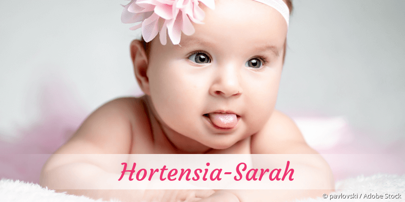 Baby mit Namen Hortensia-Sarah