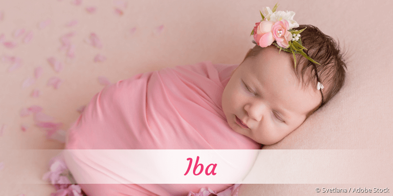 Baby mit Namen Iba