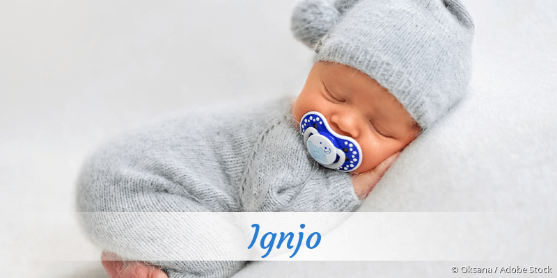 Baby mit Namen Ignjo
