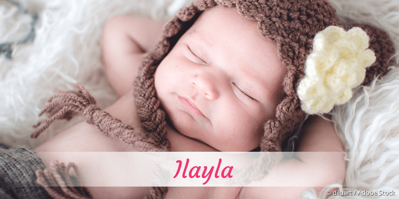 Baby mit Namen Ilayla