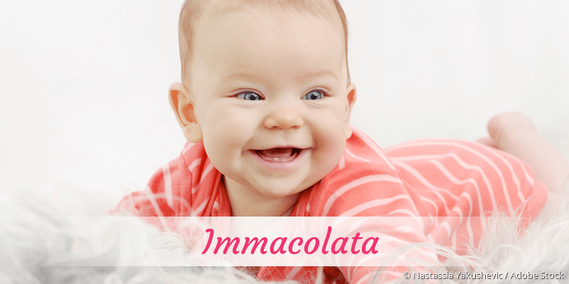 Baby mit Namen Immacolata