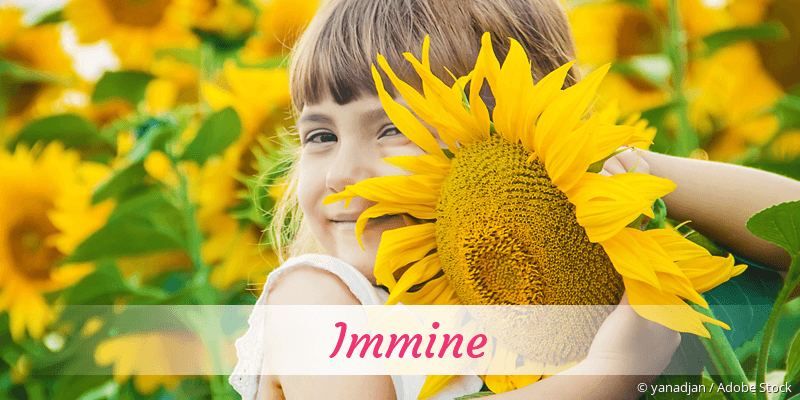 Baby mit Namen Immine