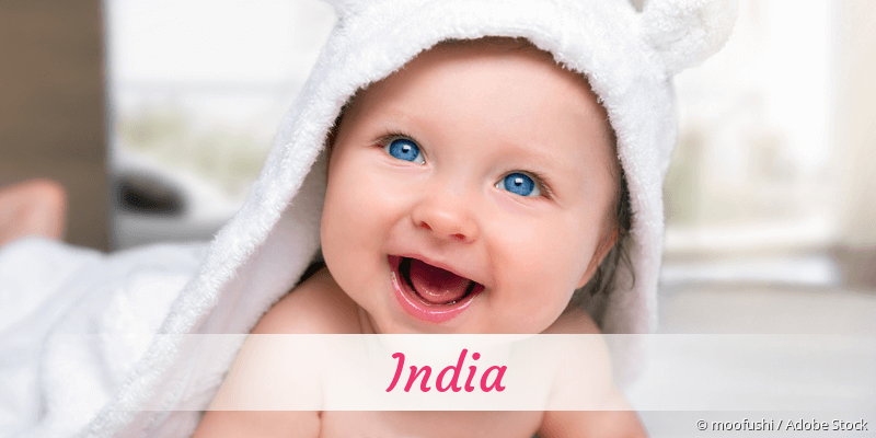 Baby mit Namen India