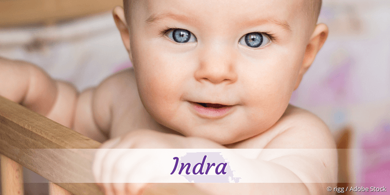 Baby mit Namen Indra