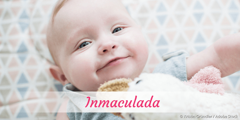 Baby mit Namen Inmaculada