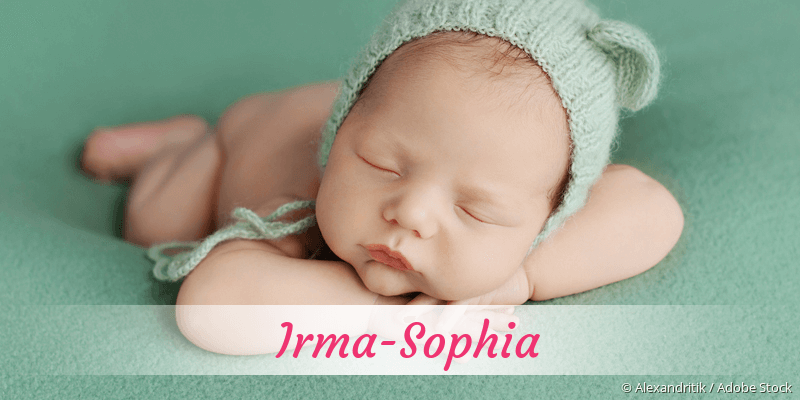 Baby mit Namen Irma-Sophia