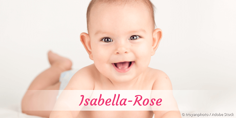 Baby mit Namen Isabella-Rose