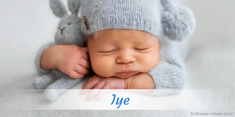 Baby mit Namen Iye