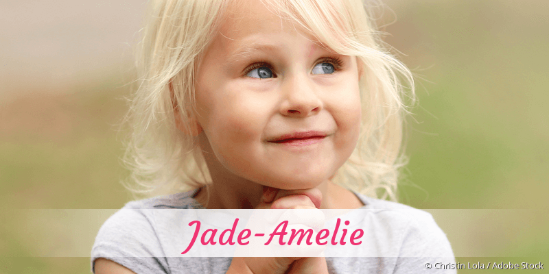 Baby mit Namen Jade-Amelie