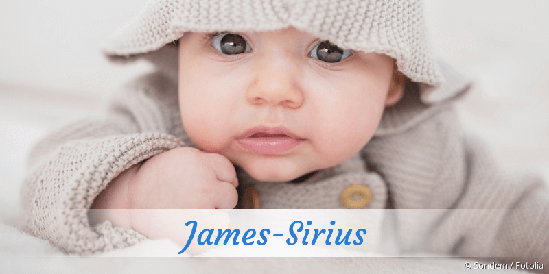 Baby mit Namen James-Sirius