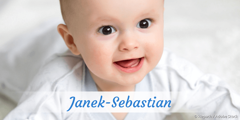 Baby mit Namen Janek-Sebastian