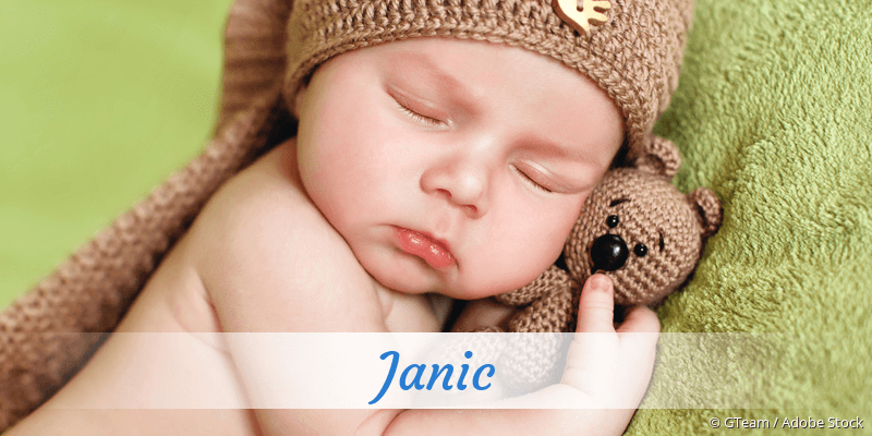 Baby mit Namen Janic