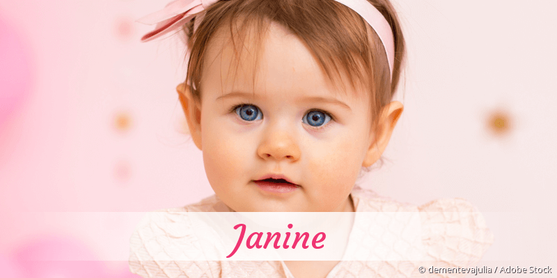 Baby mit Namen Janine