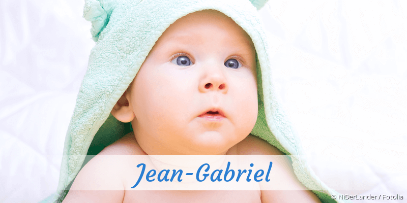 Baby mit Namen Jean-Gabriel